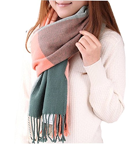 Ladies Scarves and Shawl Winter Scarf Blanket Scarves for Women Tartan Scarf Long Soft Warm Checked Scarf Ladies Gifts