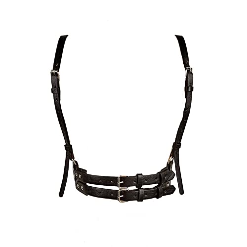 Punk Leather Body Chain - Rave Halloween Costume