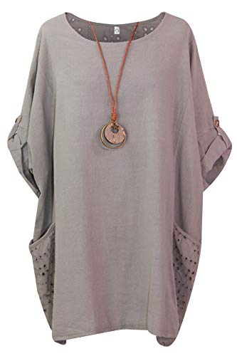 Storm Island Mocha Baggy Dress with Pockets