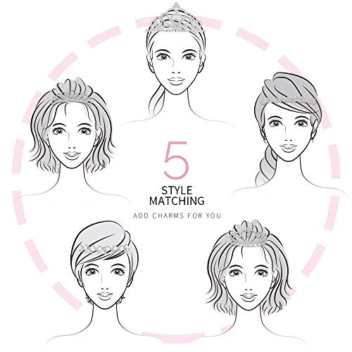 Crystal Headband Set - Rhinestone Hair Jewelry Wedding Tiaras