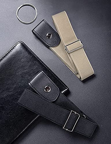 Elastic No Buckle Vintage Belt - Adjustable & Comfy