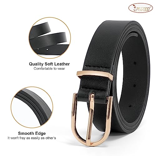 Vintage-inspired 3-Pack Women's PU Leather Belts