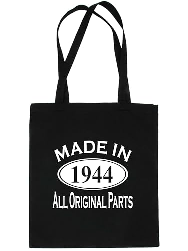 1944 Vintage Retro 80th Birthday Tote Bag
