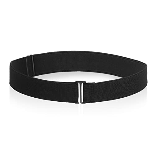 Black Elastic Invisible Belt for Jeans and Dresses