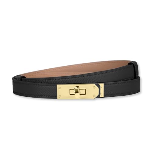 LumiSyne Women Retro Leather Skinny Belt
