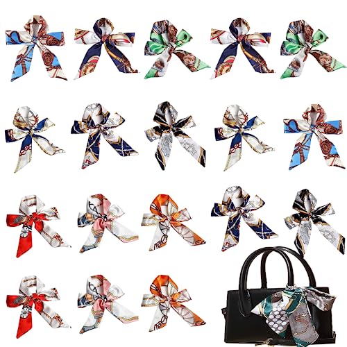 18-Piece Vintage Scarf & Handbag Set for Women