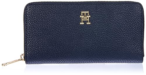 Tommy Hilfiger Women's Emblem Wallet, Space Blue