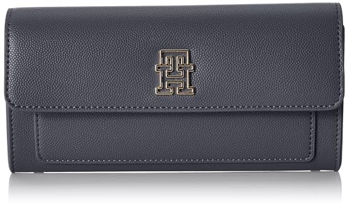 Tommy Hilfiger TH Timeless Flap Wallet - Space Blue