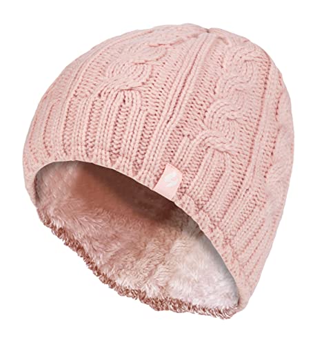 Women's Vintage Cable Knit Winter Beanie Hat