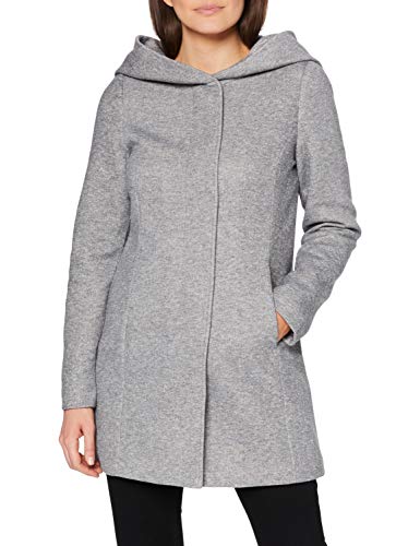 Vero Moda Women's Vmverodona Ls Jacket Noos, Grey (Light Grey Melange Light Grey Melange), M UK