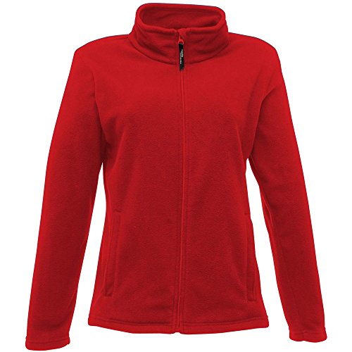 Classic Red Women's Micro Fleece Jacket - Size 14