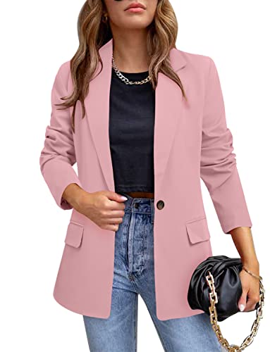 Women's Vintage Peach Powder Blazer - Medium