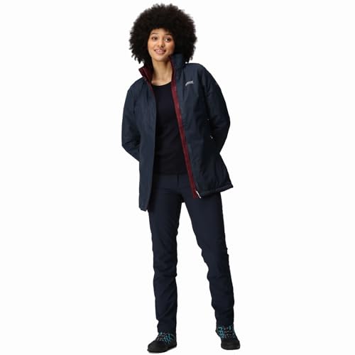 Women's Retro Waterproof Insulated Jacket - Navy