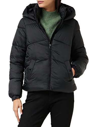 Vero Moda Retro Black Puffer Jacket - Women's M