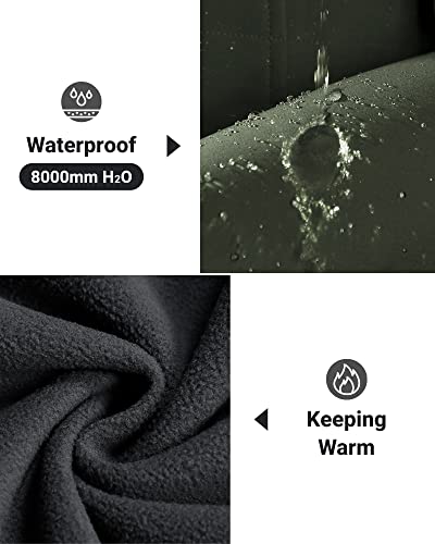 Vintage Olive Green Ladies Softshell Jacket