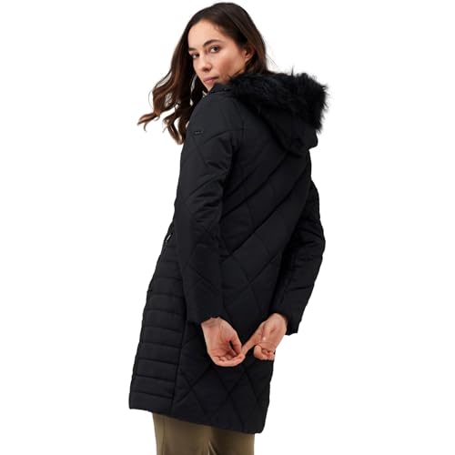 Regatta Womens Fritha II Insulated Parka Jacket - Black - 14