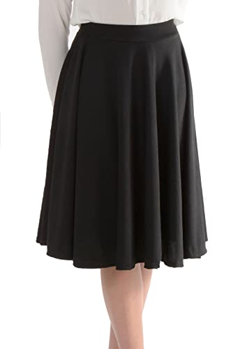 Women's Plus Size A-Line Maxi Skater Skirt