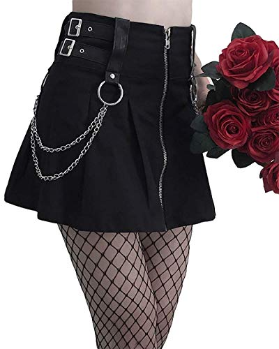 Vintage Pleated Harajuku Skirt for Women
