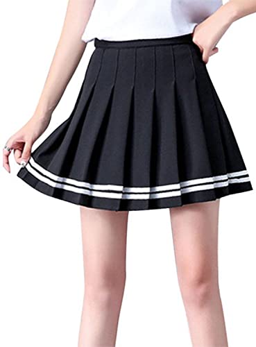 Vintage Pleated Skater School Skirt - Women/Girls