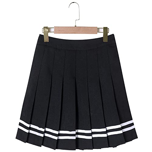 Vintage Pleated Skater School Skirt - Women/Girls