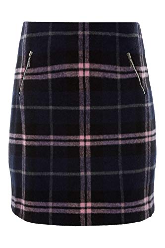 Women's A-Line Check Mini Skirt