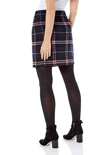 Women's A-Line Check Mini Skirt
