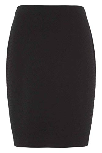 Vintage Black Bodycon Knee Length Skirt - Size 12