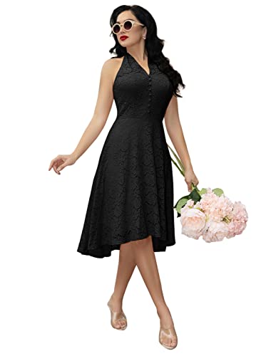 Belle Poque 50s Retro Lace A-line Dress