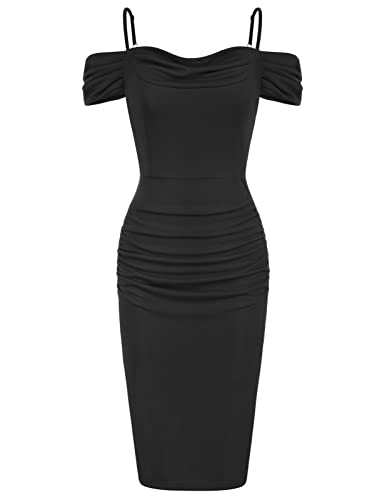 Sexy Spaghetti Strap Vintage Midi Dress