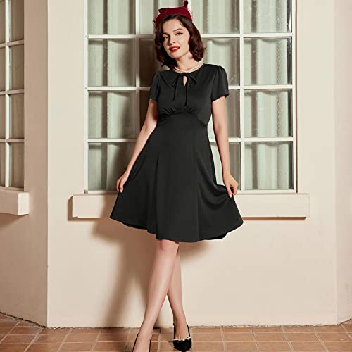 Belle Poque 1950s Retro Midi Dress for Women