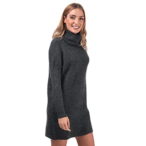 Vintage Dark Grey Mel Knit Dress - Size 10