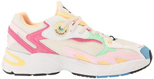 adidas Women's Astir Sneaker - Off White/Pulse Mint/Clear Pink