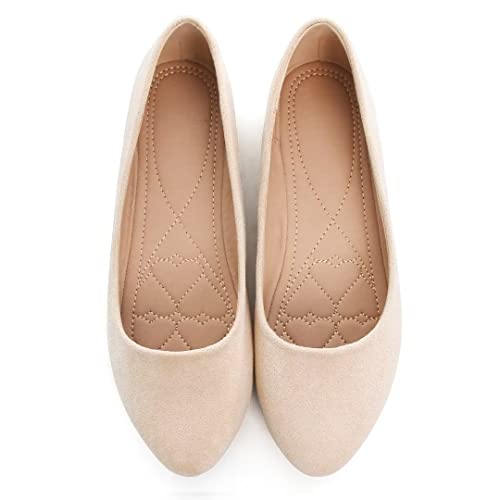 Vintage White Ballet Flats, Size 43/9.5