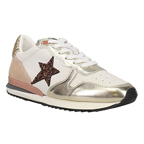 Rock Glitter Slip On Sneakers - Beige - Size 6.5M