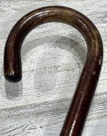 Dark Brown Vintage Wooden Walking Cane 36”
