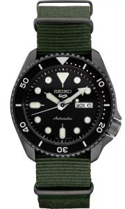 Seiko 5 Sports Men's Green Stainless Steel Watch