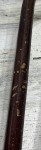 Dark Brown Vintage Wooden Walking Cane 36”