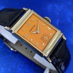1949 Vintage Hamilton Franklin Orange Dial Watch