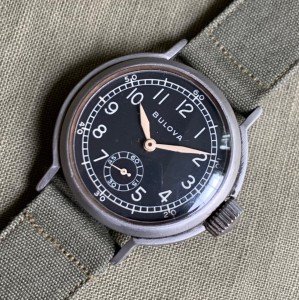 1943 Bulova Military Steel Wristwatch