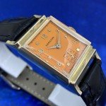 1949 Vintage Hamilton Franklin Orange Dial Watch