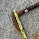 Vintage Solid Wood Cane Walking Stick - 34.5”