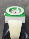 Mid Century Modern Wind Up White/Green Watch