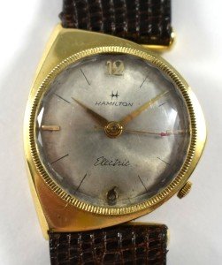 Vintage Hamilton Savitar 14K Gold Electric Watch