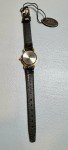 Vintage Ladies Watch with Diamond Chip - Black Band
