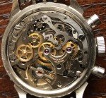 40s Swiss Juvenia Pilot Chronograph - Gilt Gold