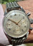 40s Swiss Juvenia Pilot Chronograph - Gilt Gold