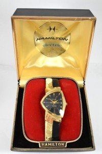 Hamilton Ventura 14K Gold Vintage Electric Watch