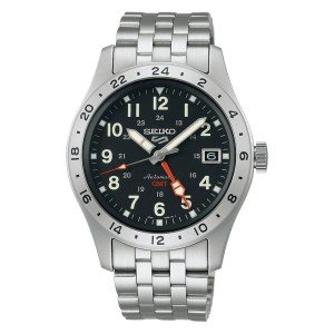 Seiko 5 Sports Men's Vintage Black Watch
