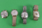 Set of 4 Vintage 1960s Hamilton Wrist Watches