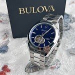 Vintage Bulova Surveyor Blue Dial Men's Watch